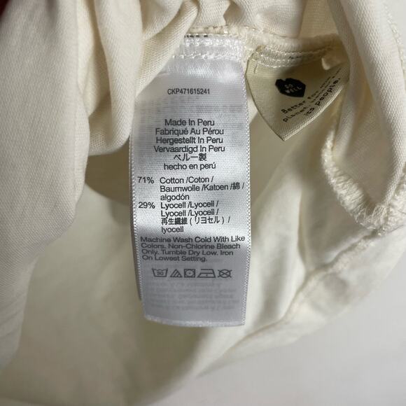 Madewell Sutro Muscle Casual Luxe Side Cinch Jersey Top US Women's XXS New - Picture 4 of 6